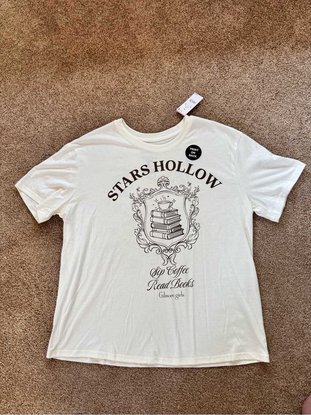 Women's Gilmore Girls
Oversized T-shirt Graphic
Pajama shirt - Ivory